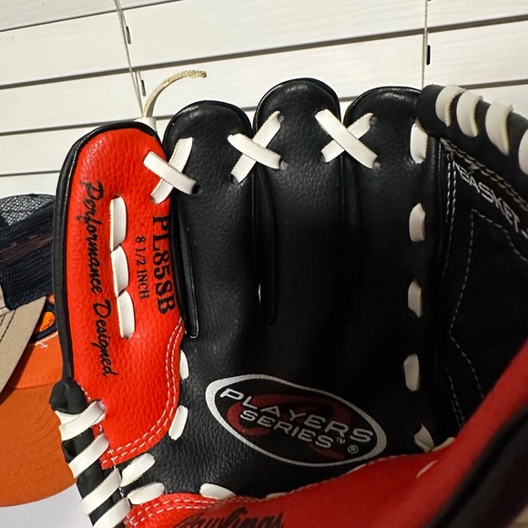 RAWLINGS LEATHER T-BALL BASEBALL MITT 8 1/2'' PL85SB RIGHT HAND THROW T-BALL - Picture 3 of 6